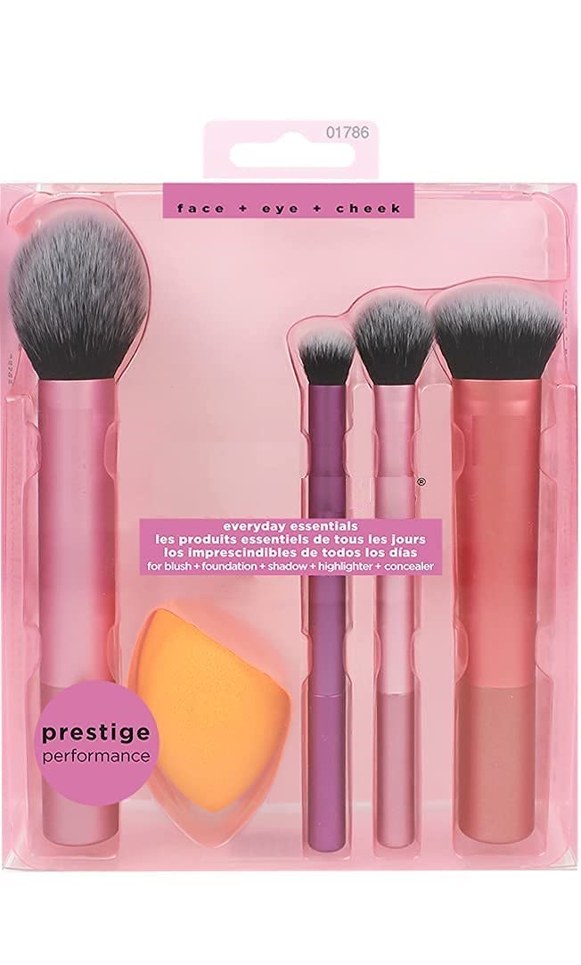 Sloane Artist Essentials Complete Face Makeup Brush Set For Makeup Artist Inspired Looks, 5 Count (Pack Of 1) Multicolor