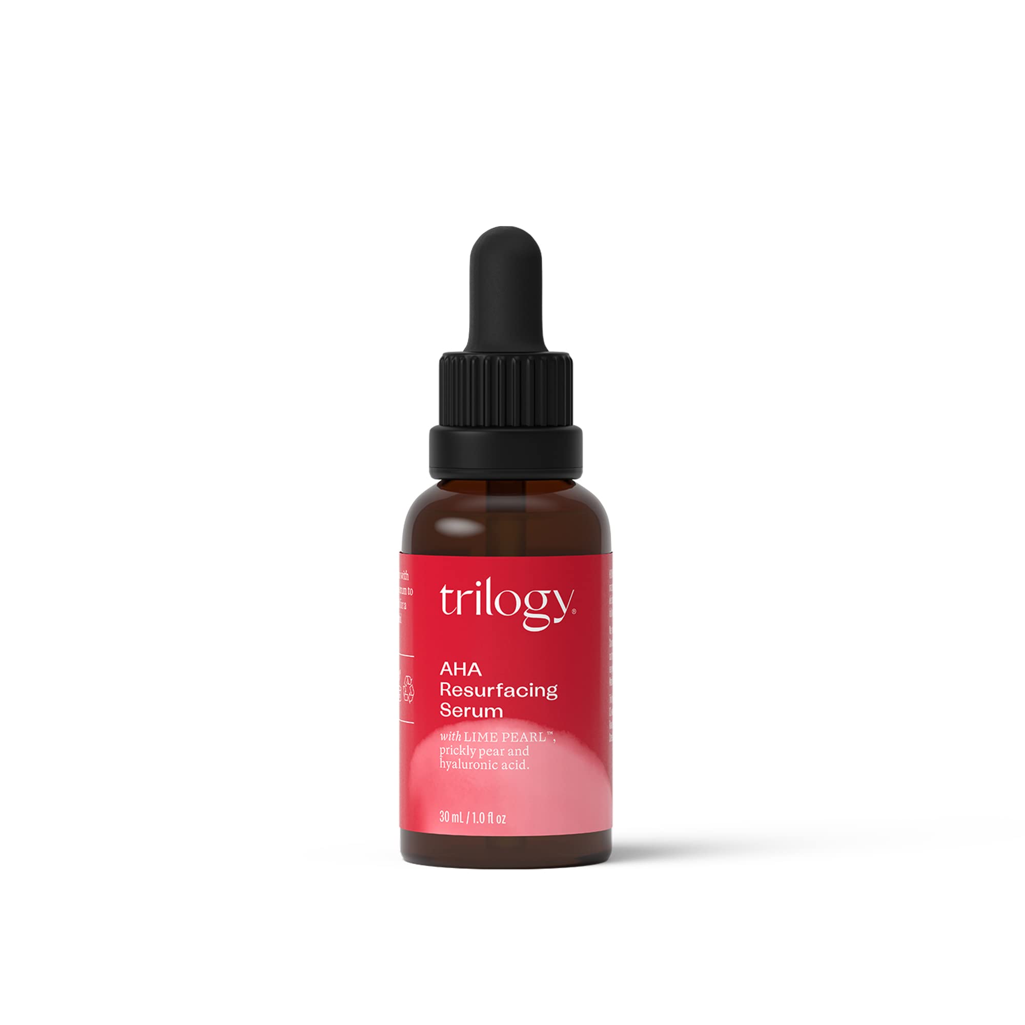 Trilogy Aha Resurfacing Serum With Lime Pearl & Rosehip Oil, 1.0 Fl Oz