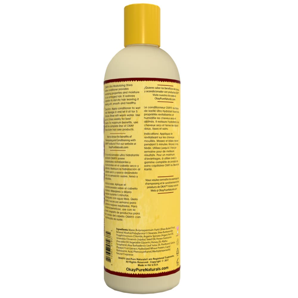 OKAY SHEA SHAMPOO 12oz / 355ml