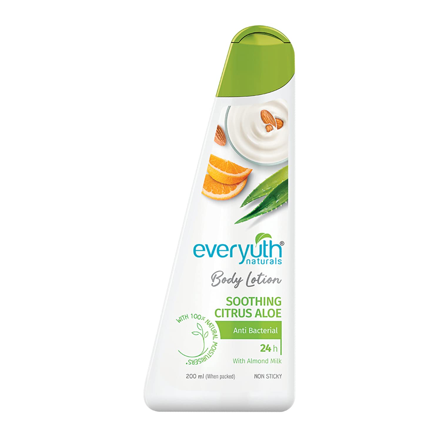 Everyuth Naturals Soothing Citrus Body Lotion 200Ml For Men & Women | 24Hr Hydration | Antibacterial Protection| Enriched With 1