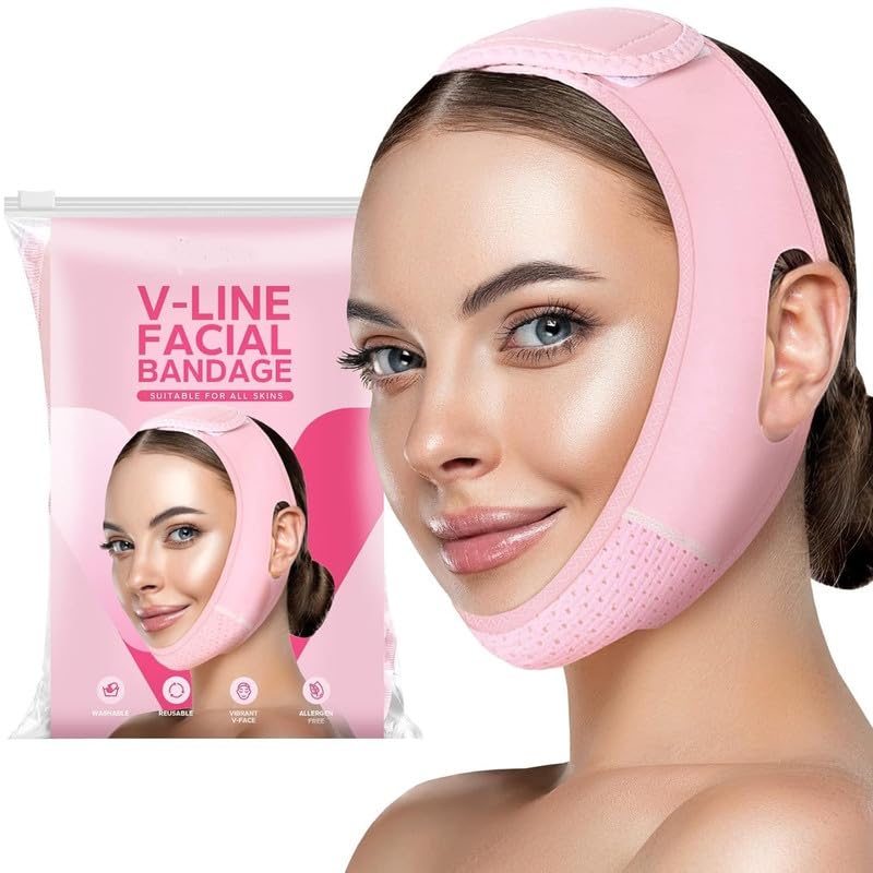 Jexby New Double Chin Reducer Face Lifting Mask Double Chin Lift Mask V Shape Lift Chin Up Fat Reducer Face Shaper Chin Strap Sk