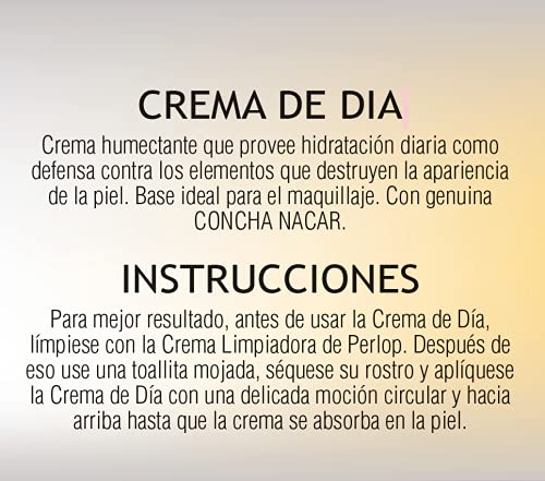concha Nacar crema De Dia No1, Day cream 2 oz