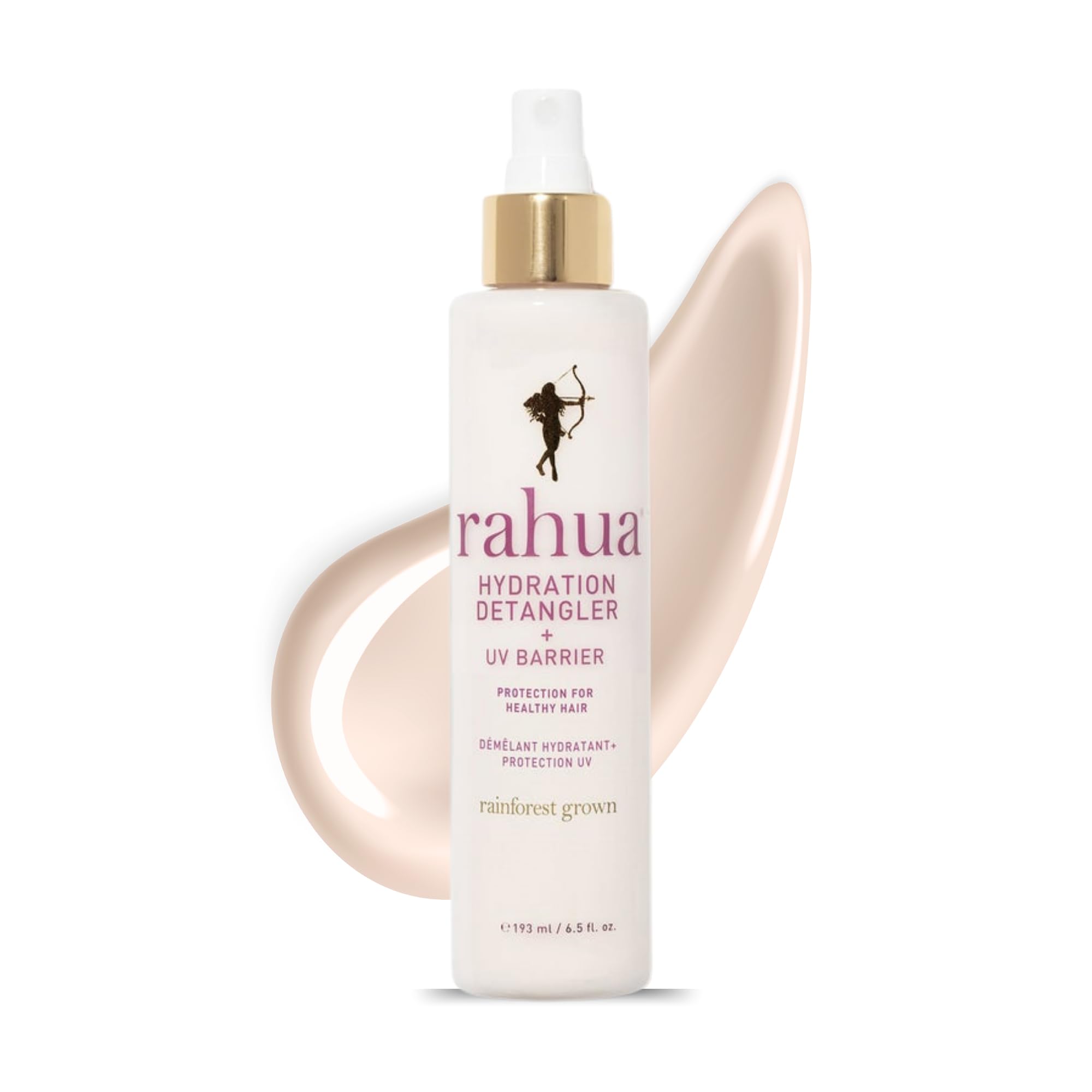 Rahua Hydration Detangler Spray + UV Barrier, 6.5 Fl Oz, Detangling Leave in Hair Care Softens Hair, Smooths Frizz, Supports Bre