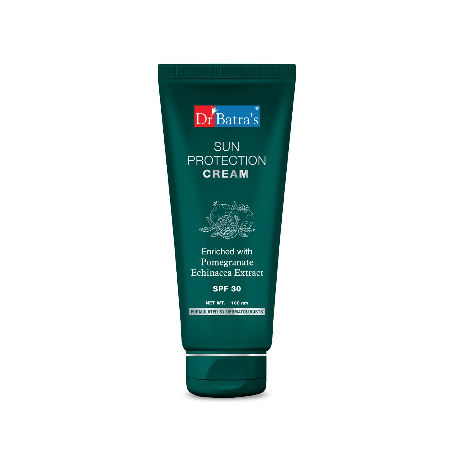 Dr BatraS Sun Protection Cream Spf 30 Sunscreen For All Skin Type  100G, Enriched With Echinacea, Suitable For Indian Conditio