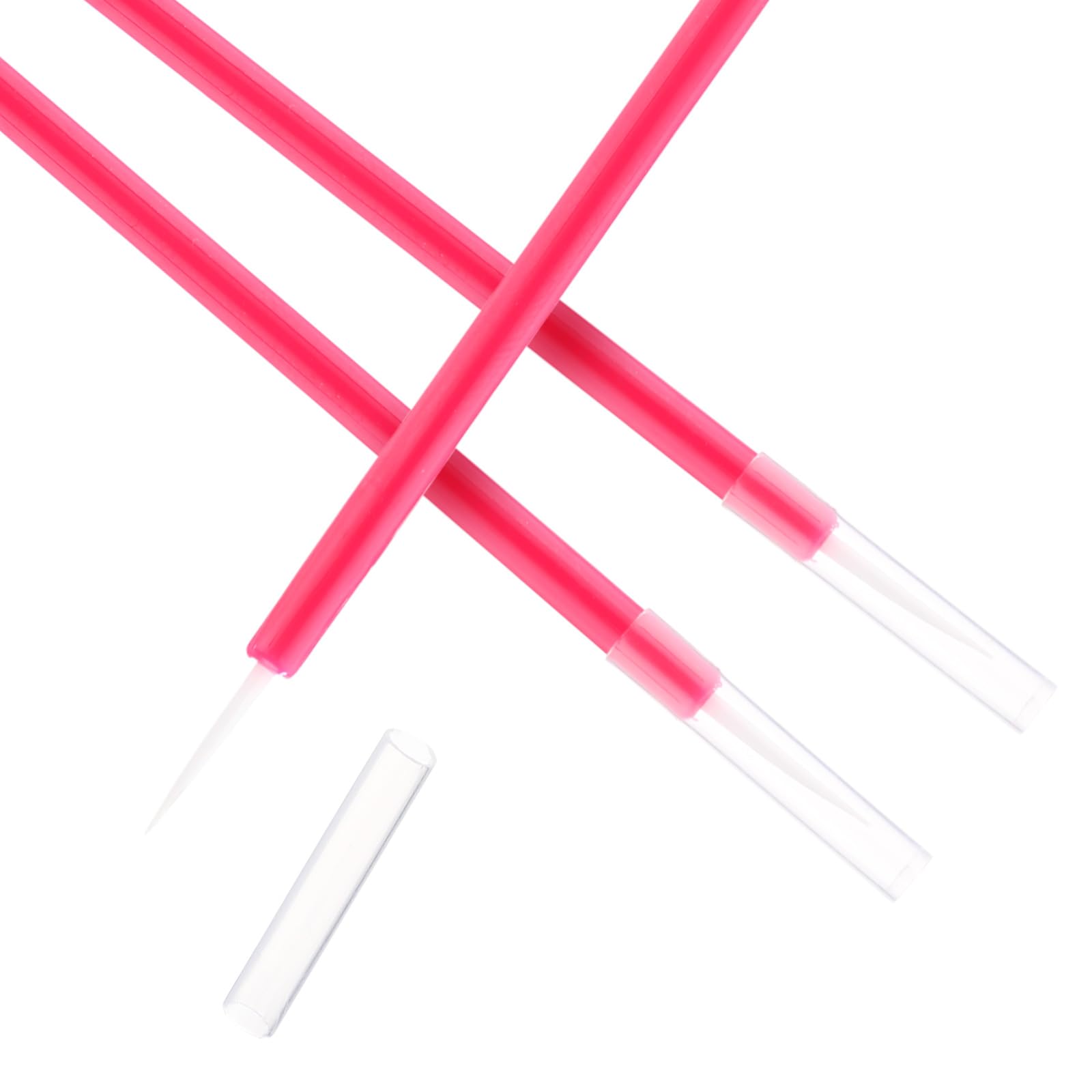 Honeydak 300 Pcs Disposable Eyeshadow Brushes Eyeliner Applicator Tool Eyeshadow Applicators Lip Applicators Eye Lash Wands Make