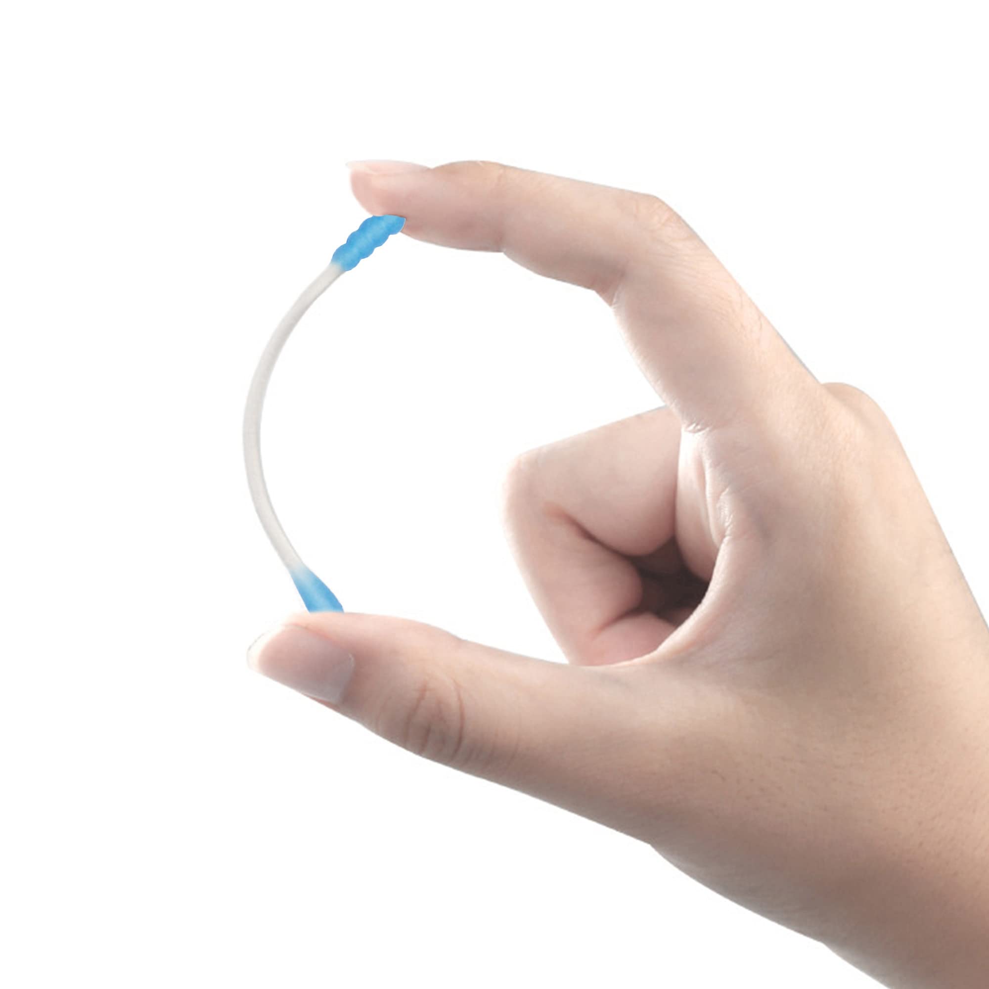 Homefox Black Cotton Swabs Spiral - 200 Count Organic Cotton Buds Gothic Bathroom Tightly Wrapped Charcoal Cotton Tips Paper Sti