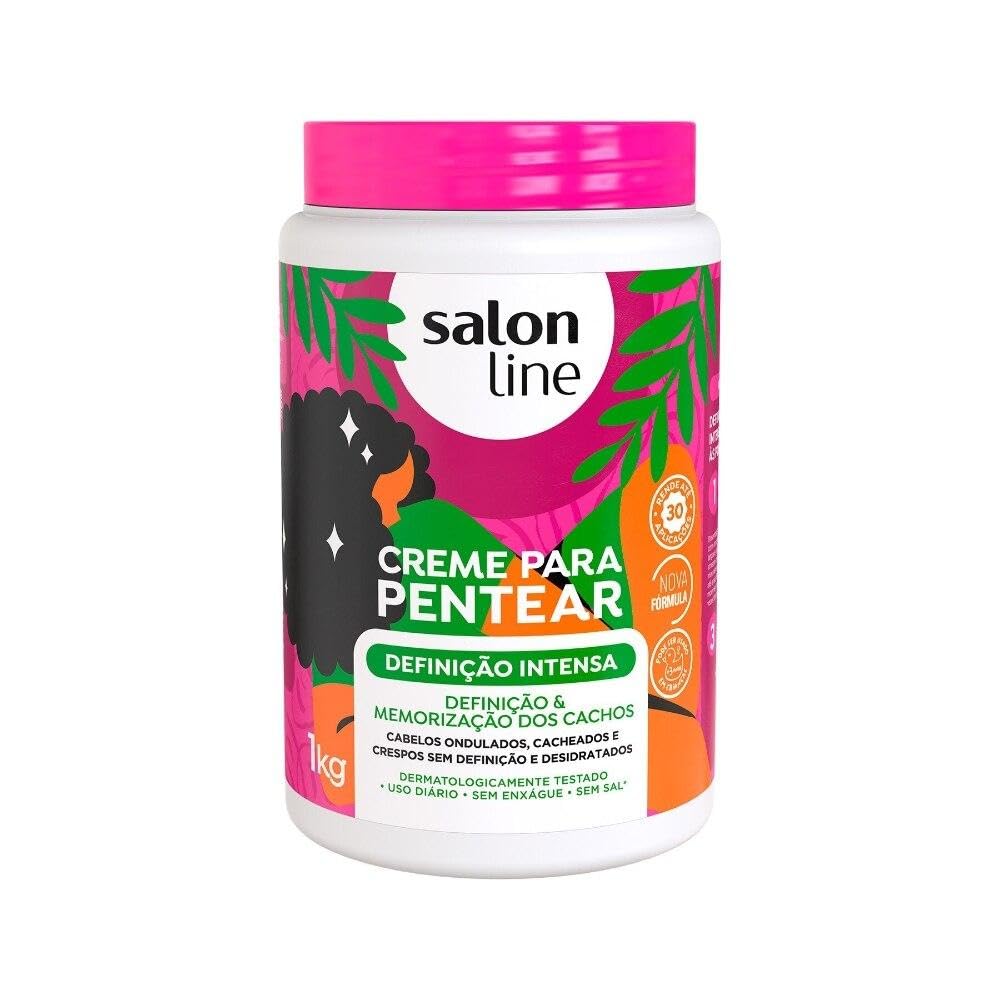 Linha Tratamento (Creme Para Pentear) Salon Line - Definicao Intensa 1000 Gr - (Salon Line Treatment (Combing Cream) Collection