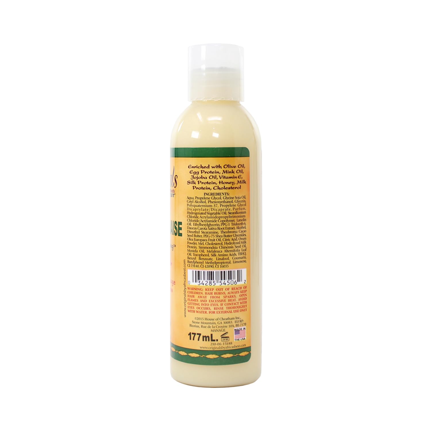 Africas Best Conditioner Originals Hair Mayonnaise Leave-In 6 Ounce (177ml) (6 Pack)