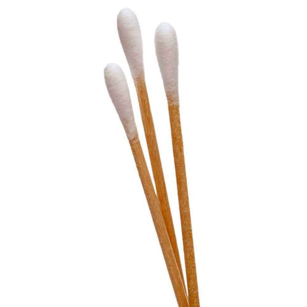 200 Pcs Cotton Swab Applicator Q-Tip Swabs 6'' Extra Long Wood Makeup Application