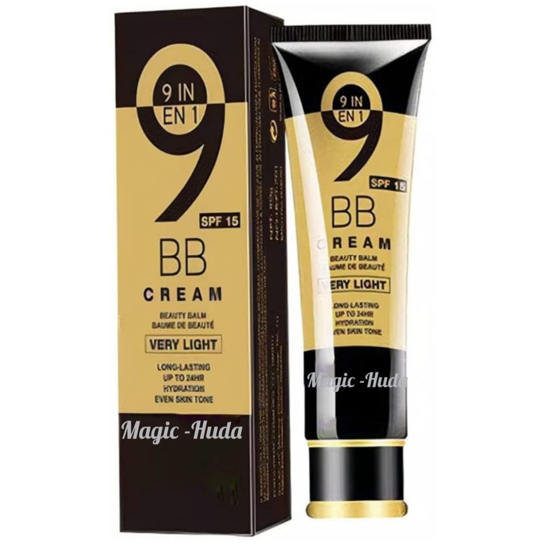 Magic Huda Waterproof Long Lasting 9 To 1 Bb Cream Foundation 24 Hour Stay Spf 15 Foundation