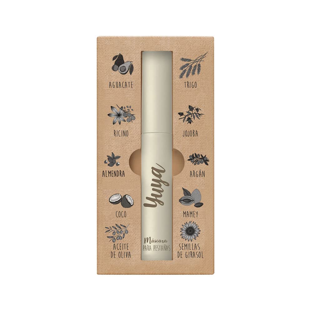 Yuya Cruelty-Free Makeup - Natural Oil Mascara For Long, Voluminous Lashes - Basic Must-Have For Any Makeup Routine!