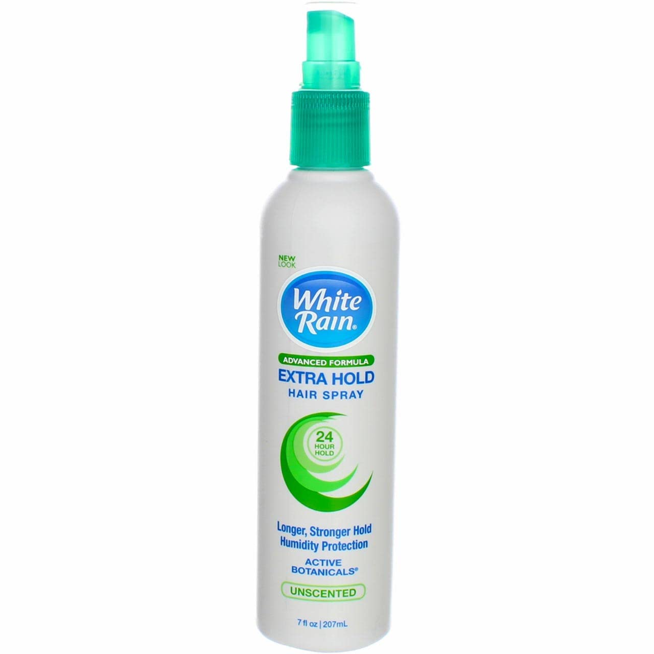 White Rain NonAerosol Hair Spray Unscented Extra Hold 7 oz (Pack of 2)
