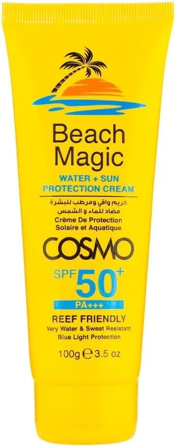 Cosmo Beach Magic Water+Sun Protection Cream 100g | SPF 50 | PA+++ | for Men and Women