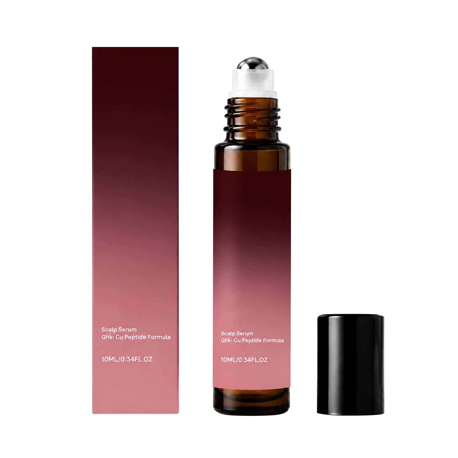 Grospe Copper Peptide Scalp Serum Roller  2 Pack with GHKCU & MultiPeptide Complex, Scalp Nourishing Treatment for Thinning H