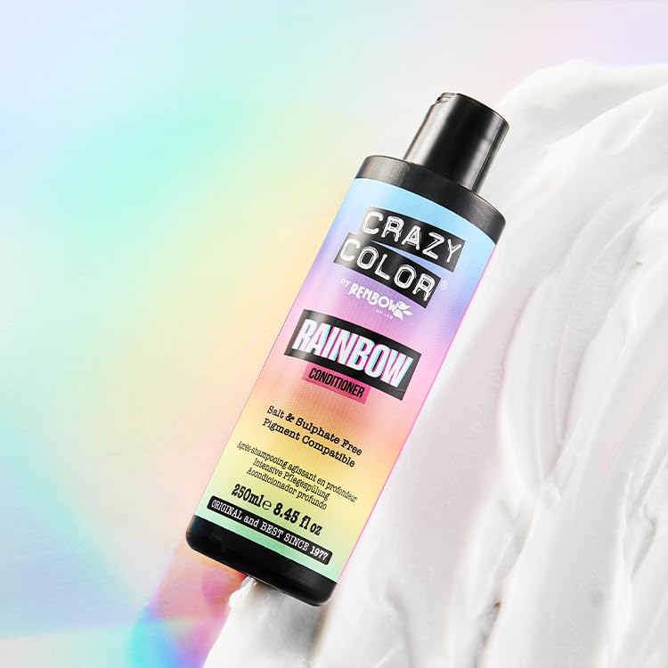 Crazy Color Rainbow Shampoo/Conditioner For Color Treated Hair - Deep Conditioning With Color Protection - 250Ml (Conditioner)