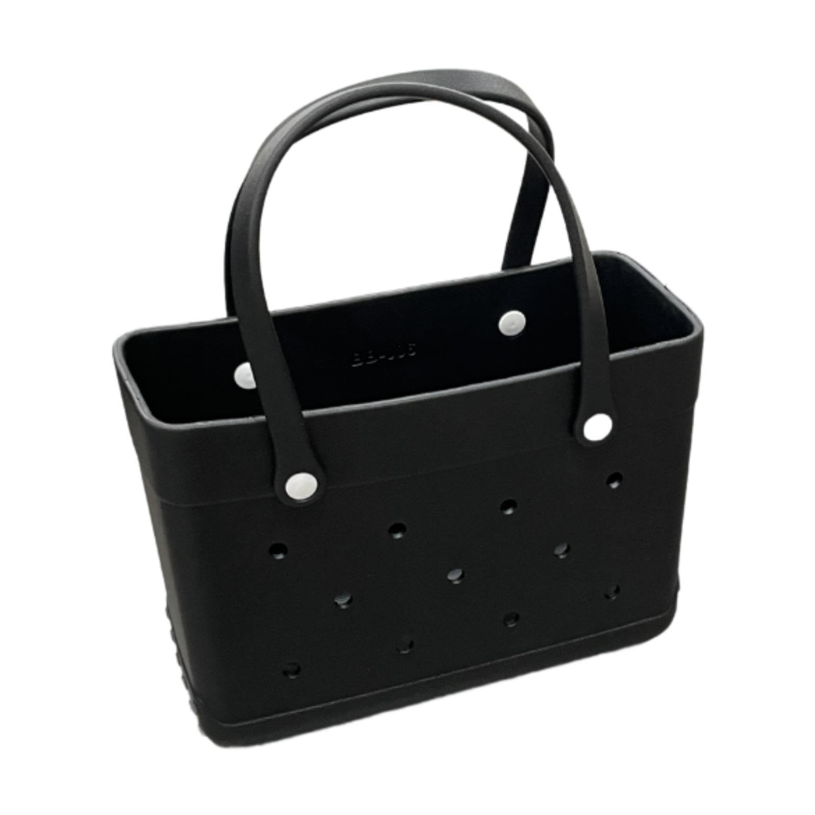 Lyla Women Beach Bag Pouch Creative Storage Bag Open Bag For Party Holiday Hiking Black