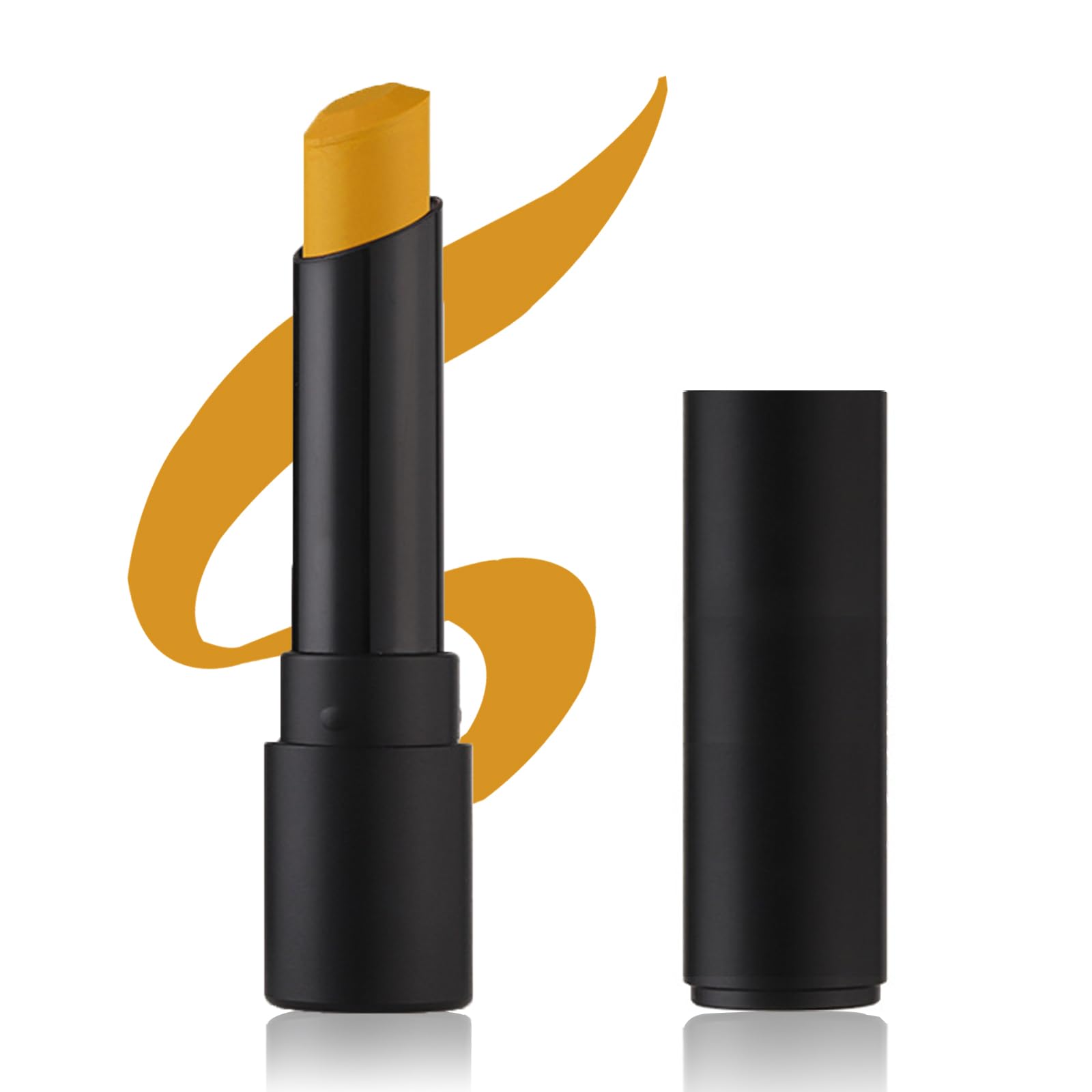 Go Ho Gold Cream-Blendable Face Body Paint Stick,Easy to Color Eye Black Gold Face Paint Football/Baseball/Softball,Safe Facepai