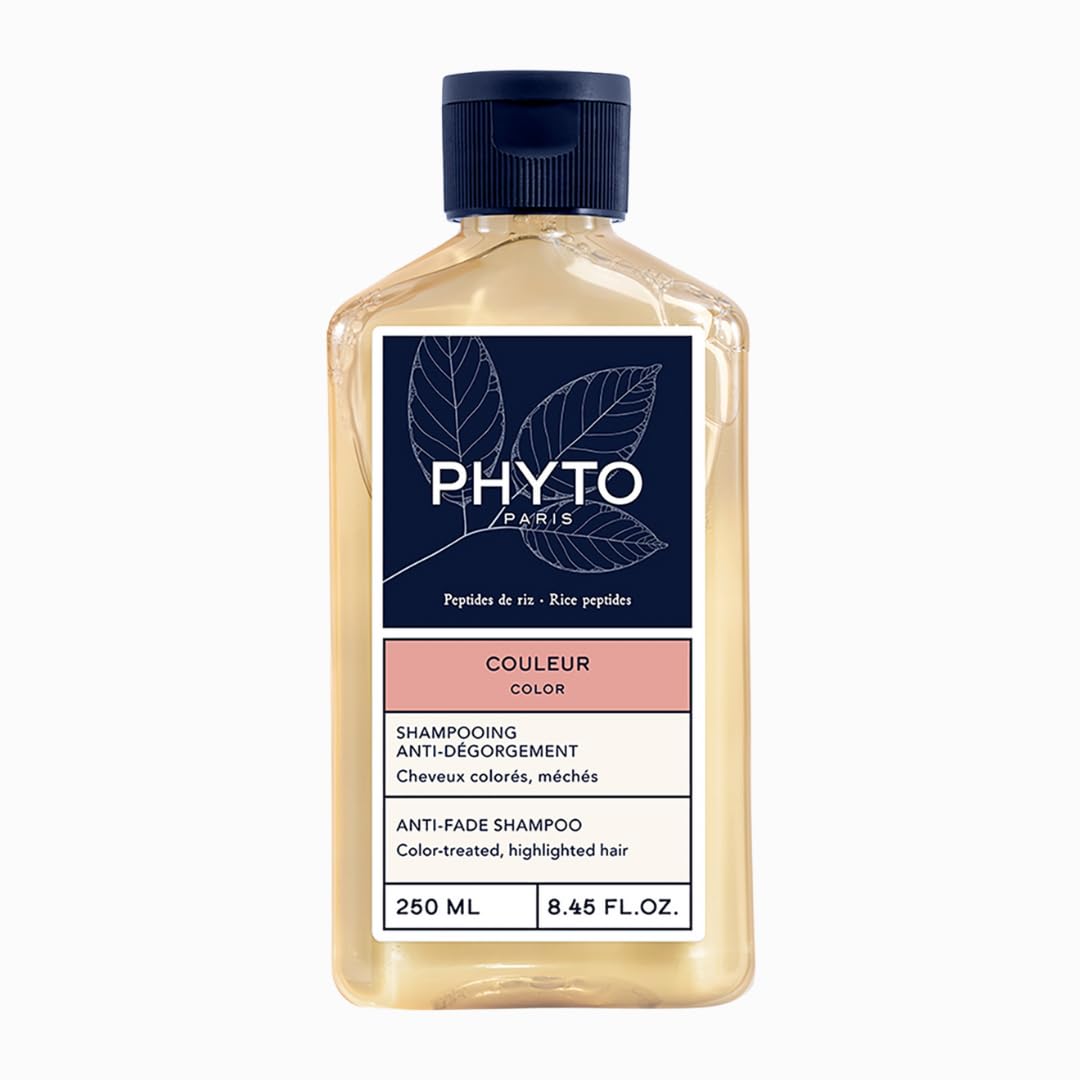 Phyto Color Protecting Shampoo for Coloured Hair - Radiance Enhancing & Shine Boosting, Sulfate Free, Colour Safe, 12 Washes Lon