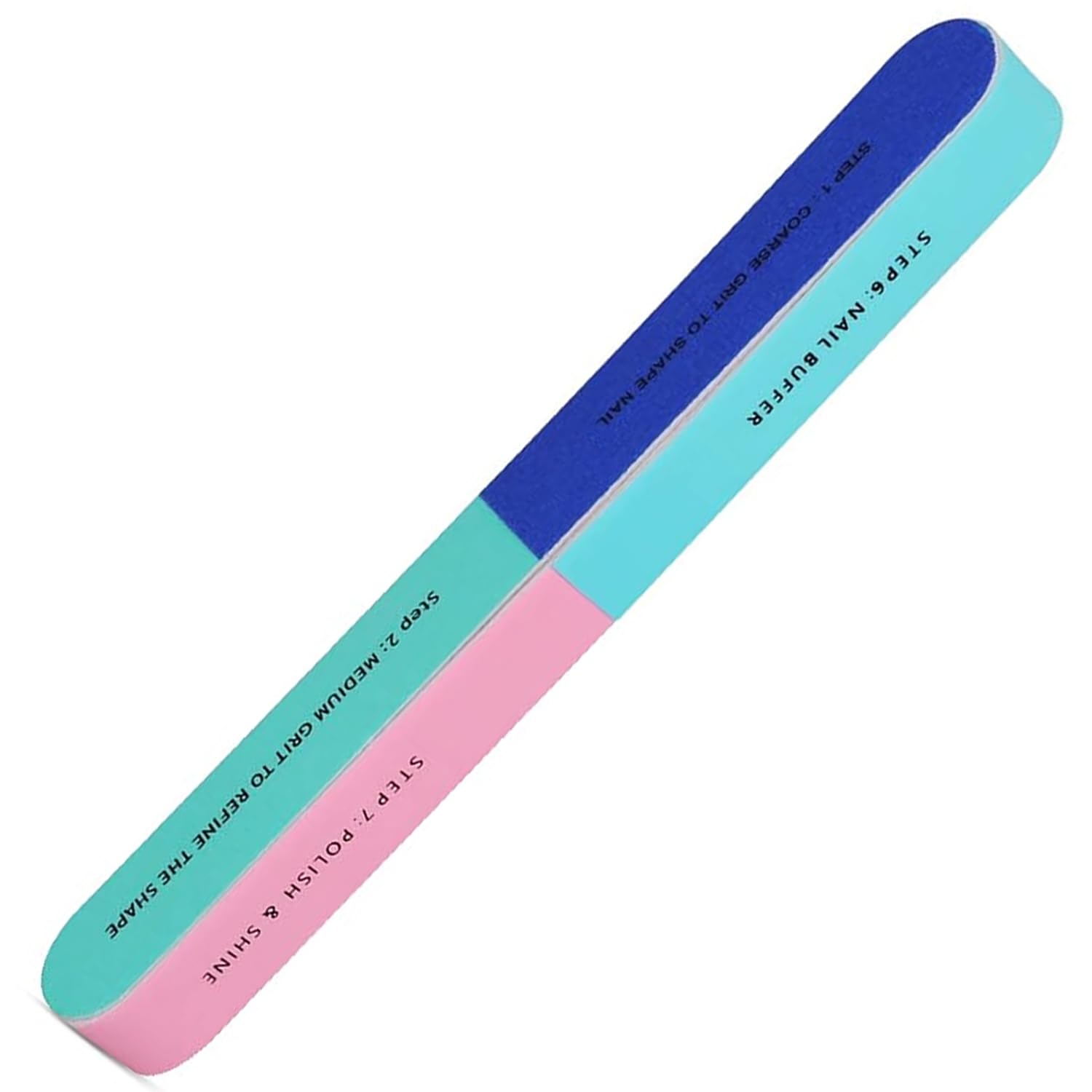 Midazzle Nail File And Buffer For Pedicure And Manicure  7 Ways Filer For Nail Repair, Nail Care Tool, Washable Emery Boards, A