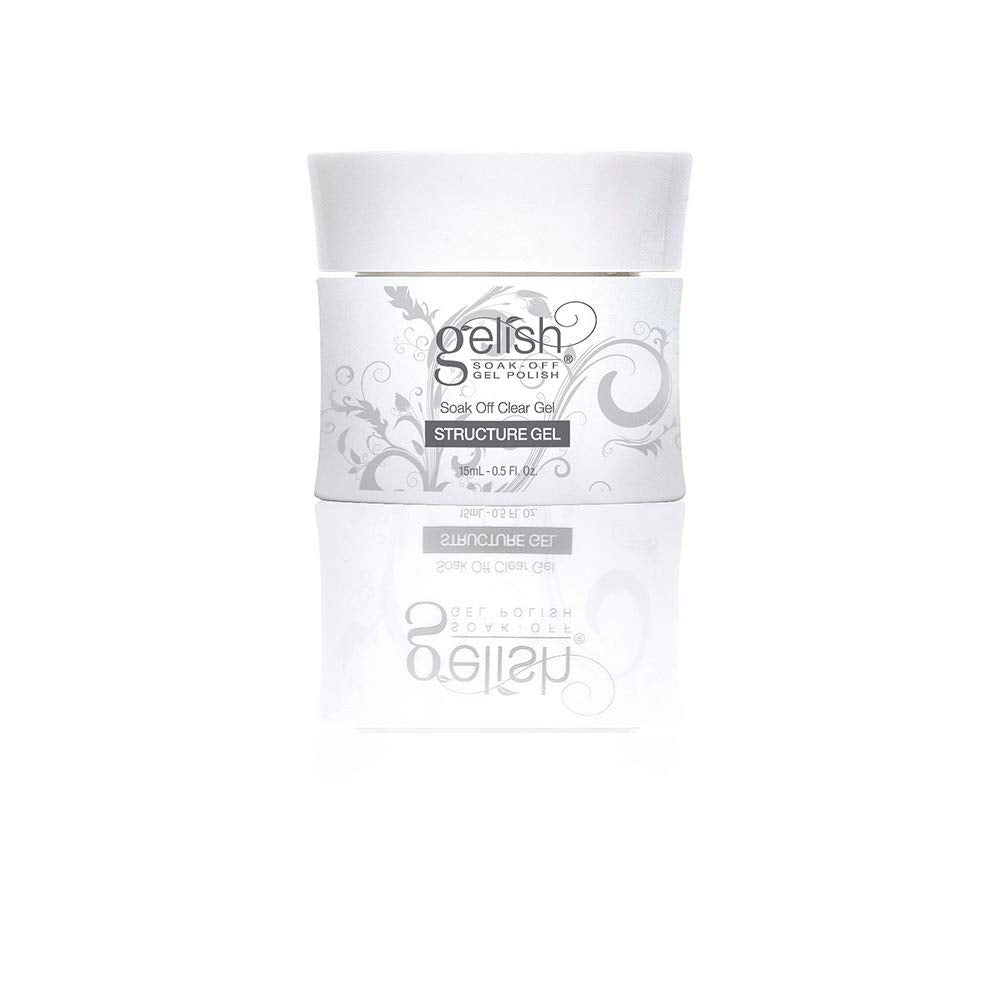 Gelish Clear Structure Gel Jar - Self-Leveling, Building and Strengthening Nails, Ideal for Sculpting, Enhancing Gel Manicures, 