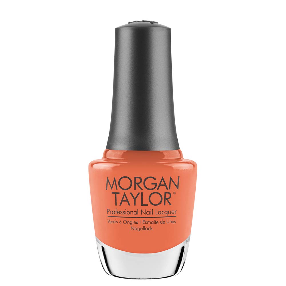 Morgan Taylor Nail Lacquer (Sweet Morning Dew) Orange Nail Polish, Finger Nail Polish, Long Lasting Nail Polish, Orange Nail Lac