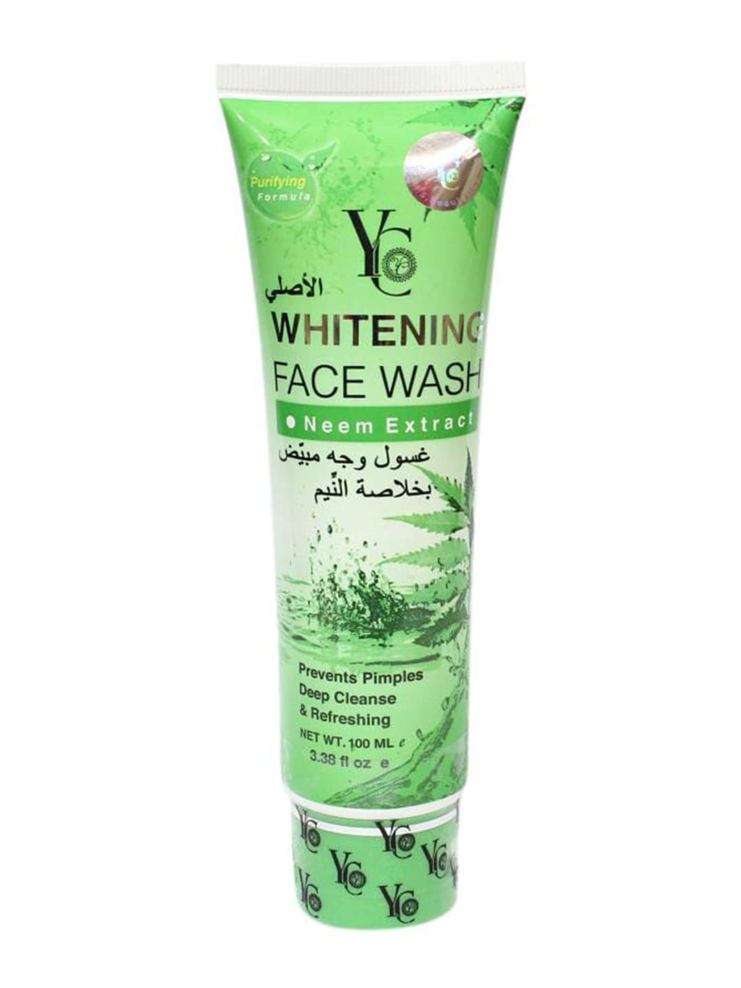 Yc Whitening Face Wash For Oily Skin Enriched With Neem Clears Clogged Pores Exfoliates Gently (Yc431) 100 Ml