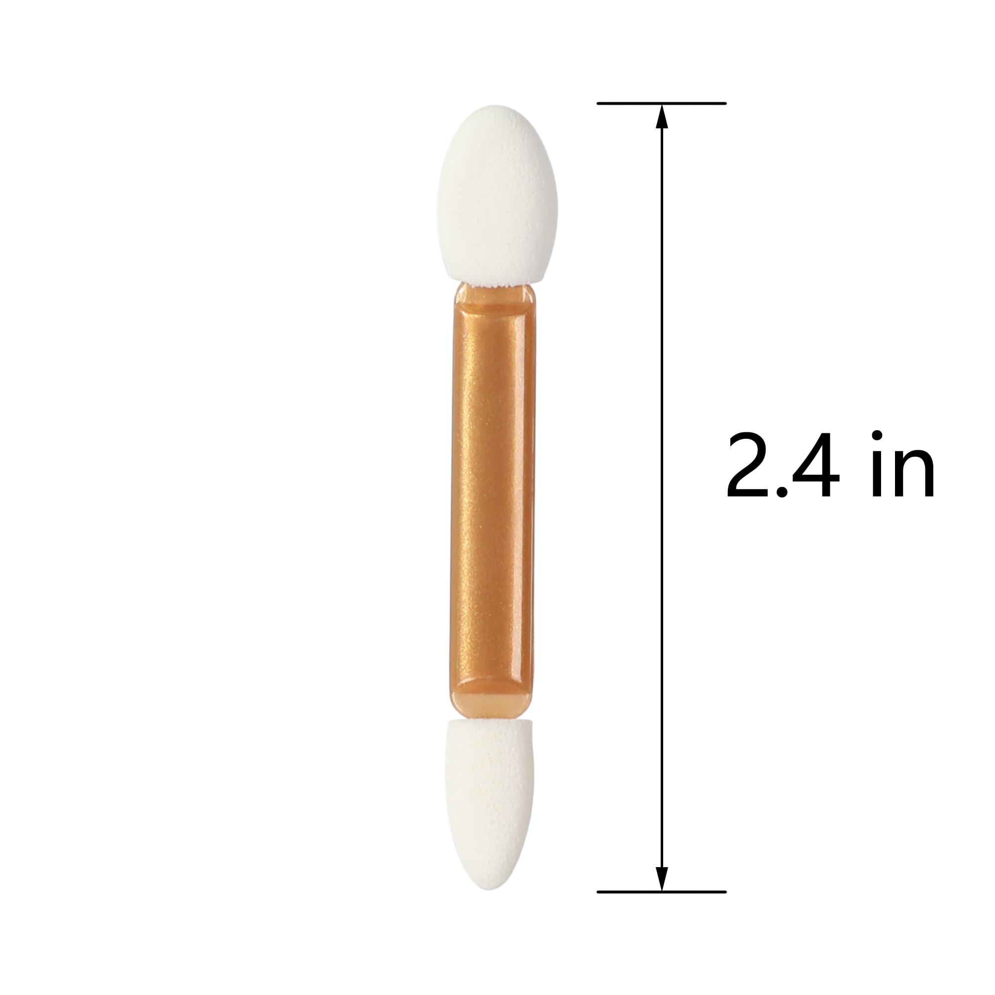 IS'MINE Eyeshadow Applicators, 50pcs Double Sided Disposable Eyeshadow Brush 2.4 Inch Makeup Applicator