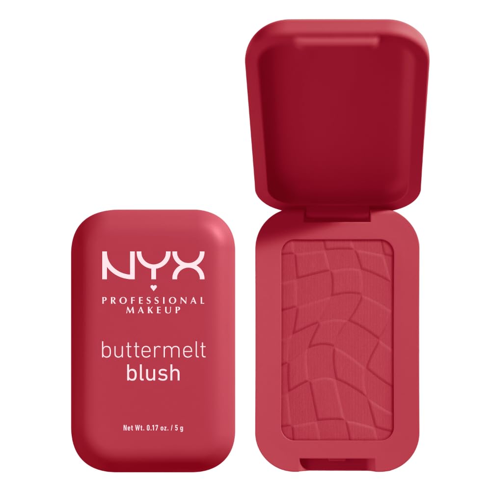 NYX PROFESSIONAL MAKEUP Powder Blush, 12HR Wear, Vegan Formula  Back And Butta