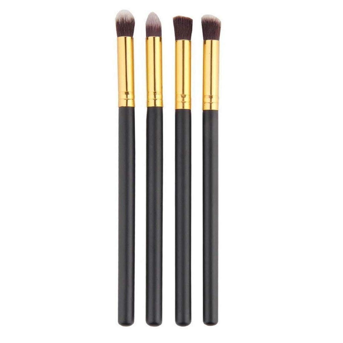 Sunisa Nylon Bristle Soft 4 Pcs Black Pencil Makeup Brushes Set  (Pack Of 4)
