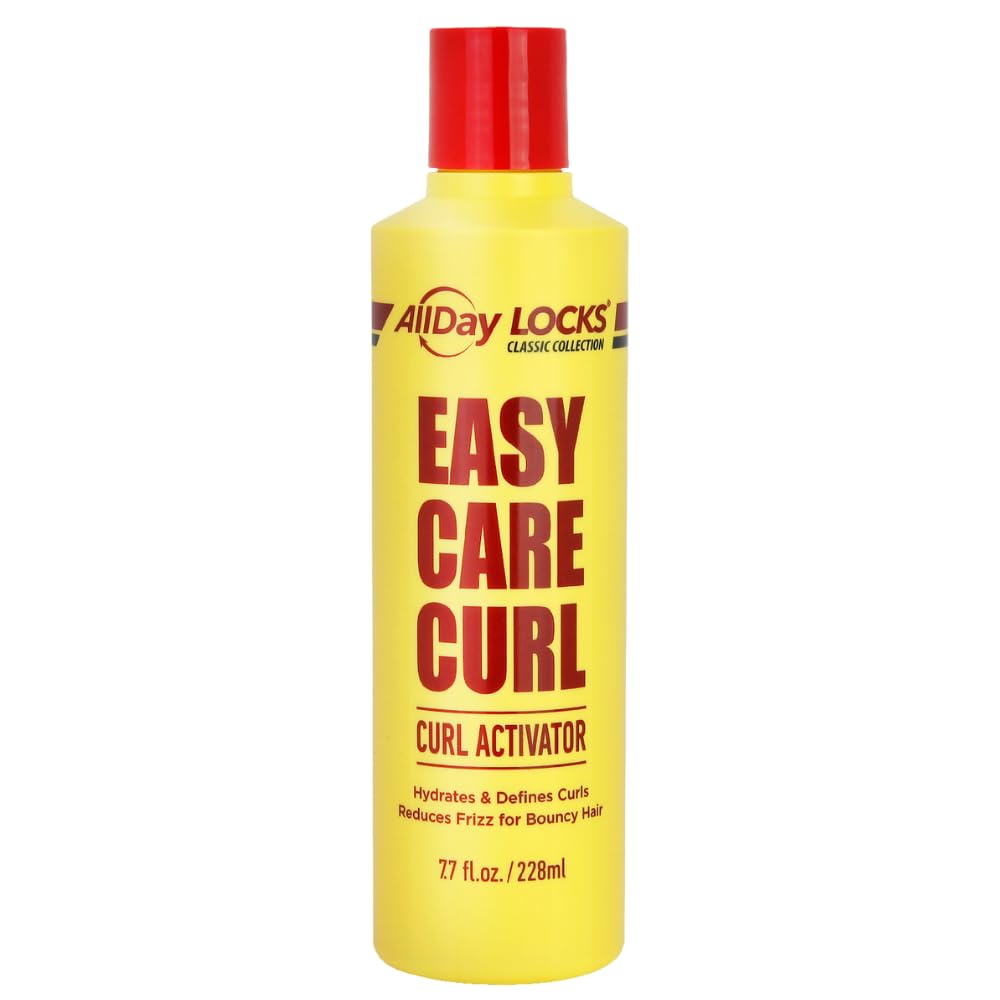 AllDay Locks Classic Easy Care Curl Activator (7.7 oz) | Hydrating & Frizz-Free Curl-Enhancer Milk | Nourish, Replenish & Define