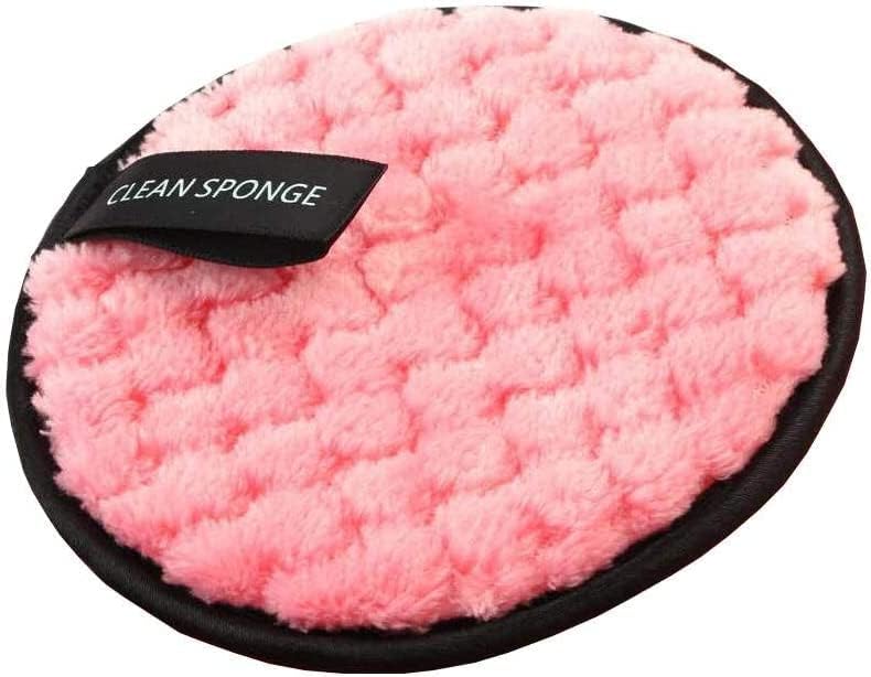Voiish Microfiber Reusable Makeup Removal Sponge Pads For Deep Cleansing Facial Wipes For Mascara Eye Shadow Multicolor (Pack Of
