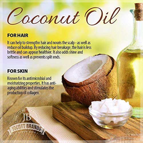 Oliology Coconut Oil Conditioner - Natural Coconut Oil Conditioner Helps Restore Damaged, Lifeless Hair | Provides Intense Shine