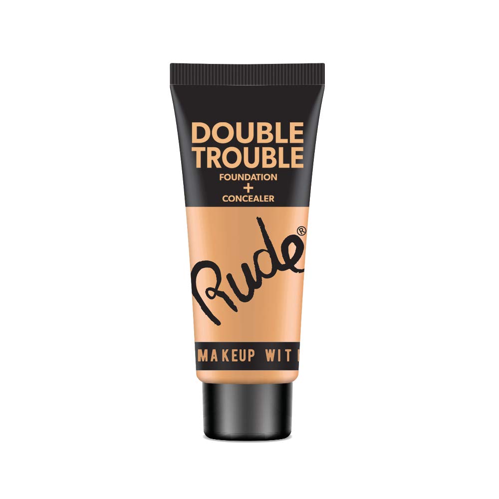 Rude Double Trouble Foundation + Concealer(D0102H2B52U)
