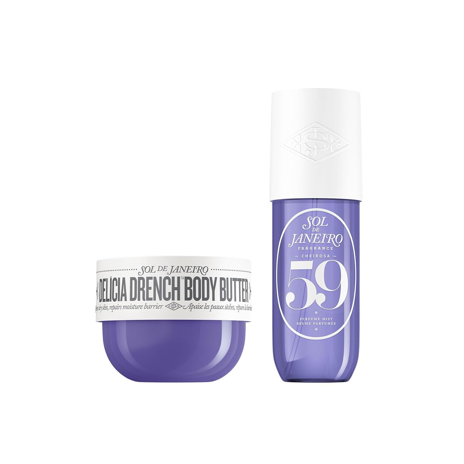 Sol de Janeiro Delicia Drench Body Butter & Cheirosa 59 Perfume Mist Duo