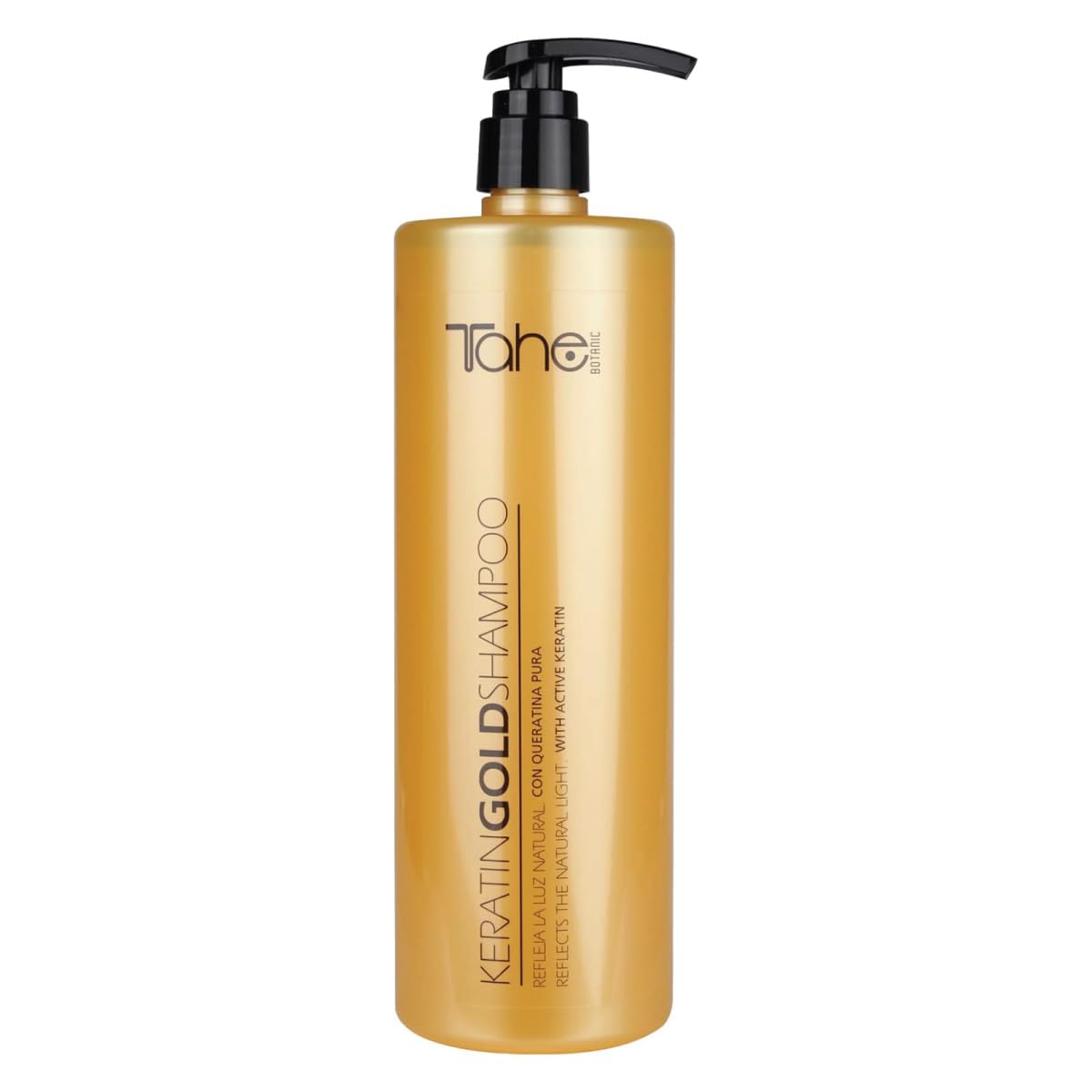 Tahe Keratin Gold Shampoo with Pure Keratin and Liquid Gold for Extra Softness and Volume, 1000ml