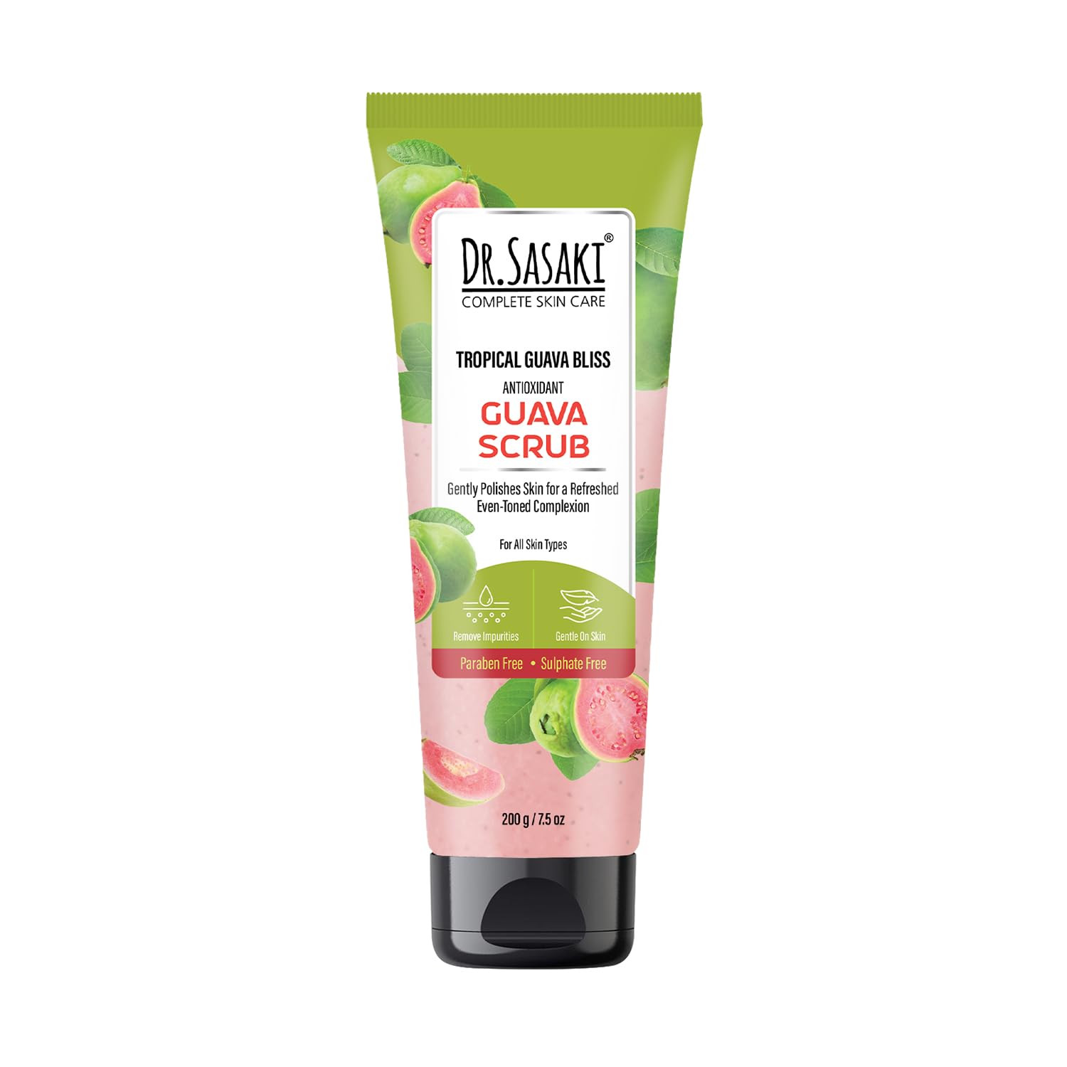 Gentle Exfoliating Face And Body Scrub, 100Ml, Paraben Free, Sulphate Free, For All Skin Types, Dead Skin Removal, Deep Cleansin