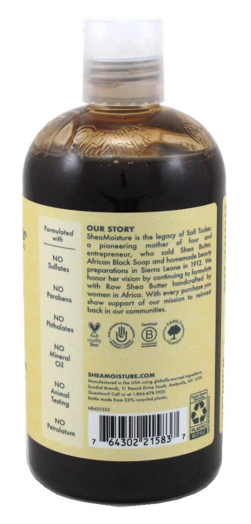 Shea Moisture Jamaican Black Shampoo 13 Ounce (384Ml) (Pack Of 6)