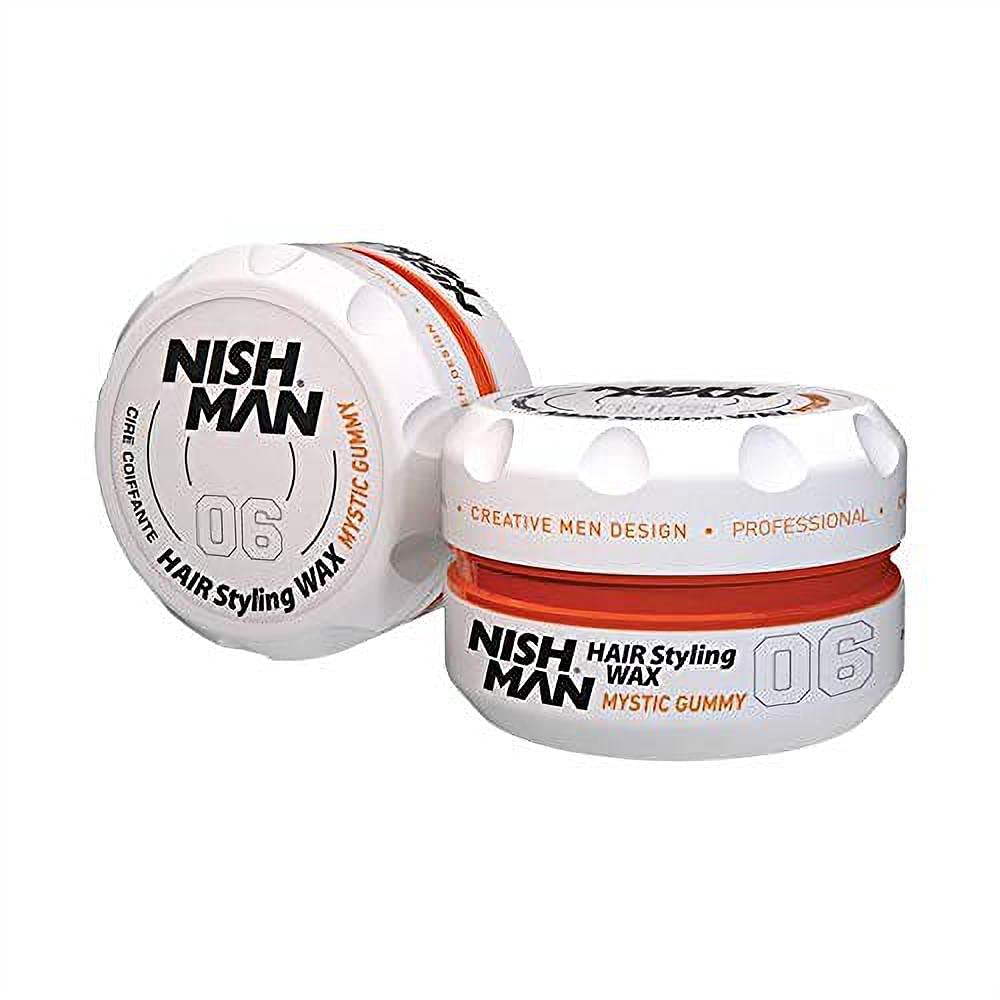 nishman Hair Styling Series (06 Mystic Gummy AQUA WAX, 150ml)