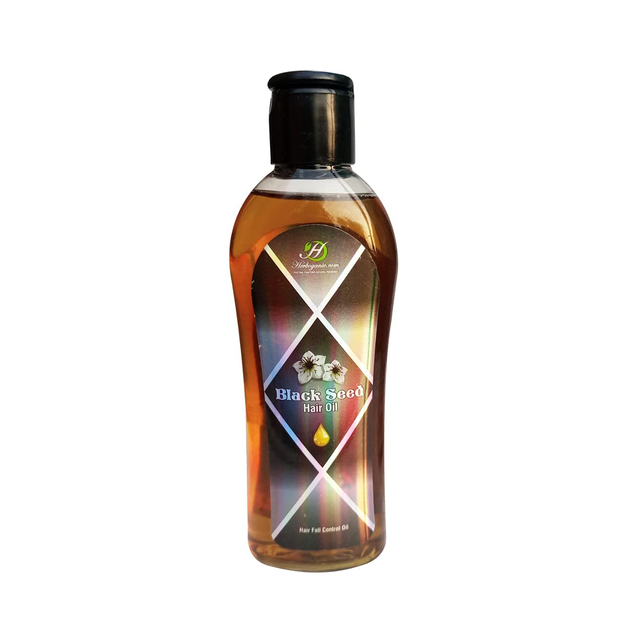 HERBOGANIC Black Seed Herbal Hair Oil | For Healthy, Stimulated Hair Growth | Reduces Hair Loss | Improve Scalp Circulation | 5