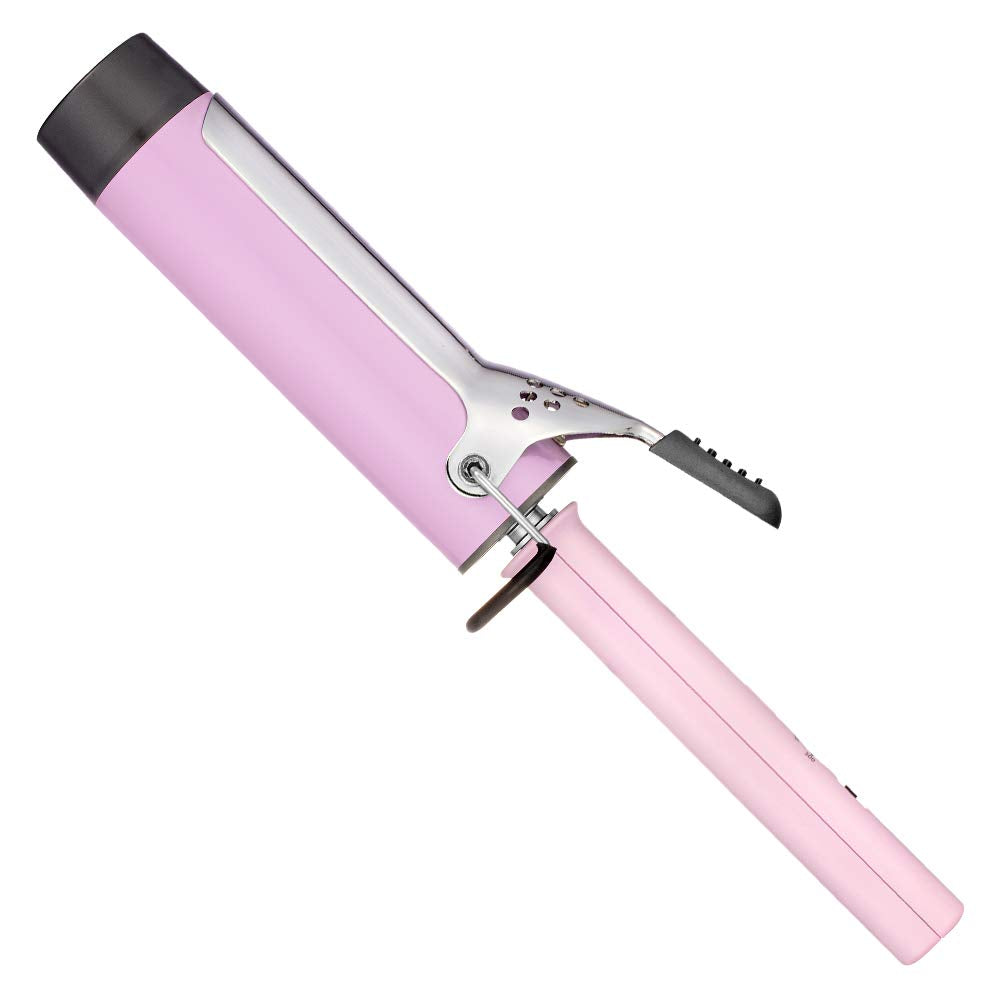 VODANA Professional GlamWave Ceramic Curling Iron, Natural Curls, Hair Curler, Curling Wand, Available in USA (1.6 inch, Lavende