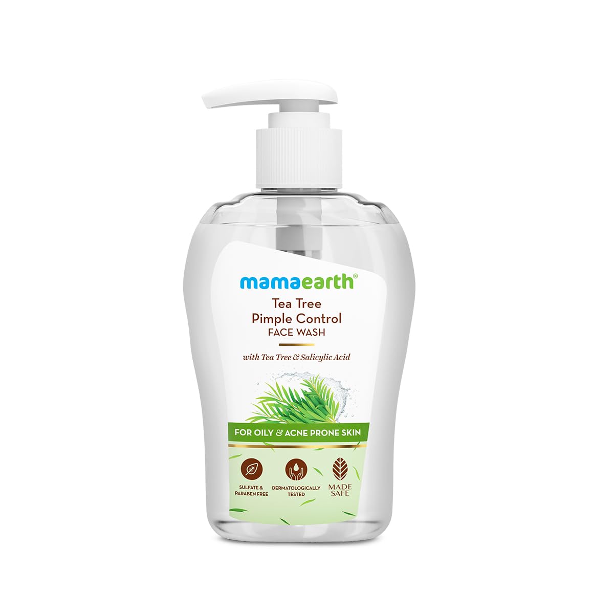 Mamaearth Tea Tree Oil Control Face Wash | Controls Acne & Pimples | Removes Excess Oil | For Oily And Sensitive Skin | For Men 