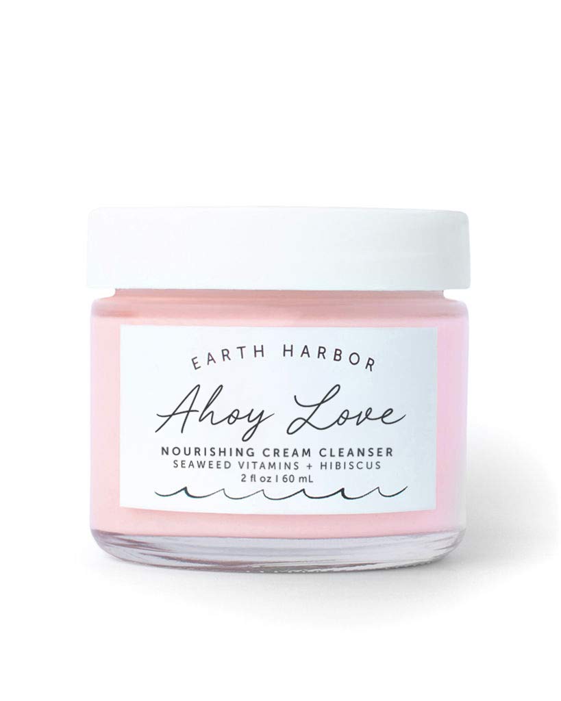 Earth Harbor | AHOY LOVE Nourishing Cream Cleanser - Cleans Without Stripping & Hydrates | Hibiscus + Seaweed Extract + Aloe Jui