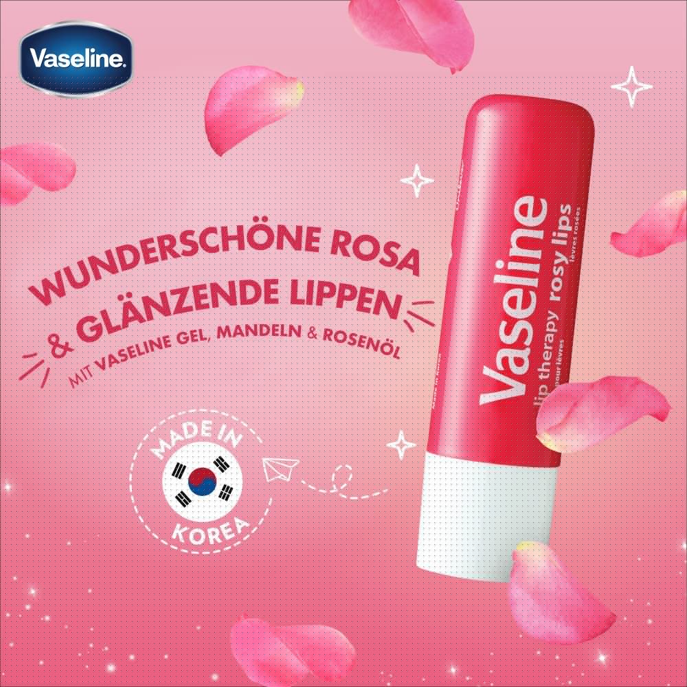 Vaseline Lip Therapy Stick, Petroleum Jelly Vaseline Lip Balm  48G
