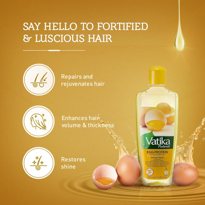 Vatika Naturals Multivitamin Hair Oil - Elevate Your Hair Care Ritual With The Power Of Nature - Enhances, Conditions, & Strengt