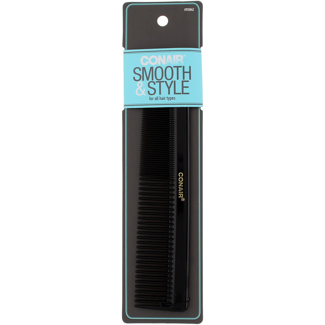 Conair Dressing Comb - 1 Count, Black, Model 074108935045