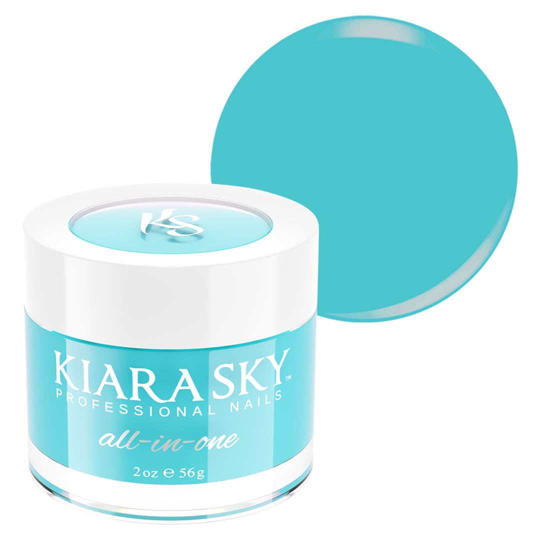 Kiara Sky All-In-One Acrylic Nail Powder | Multi-Use Dip & Acrylic Powder | Sculpting, Overlay & Dipping 2 oz, I Fell For Blue