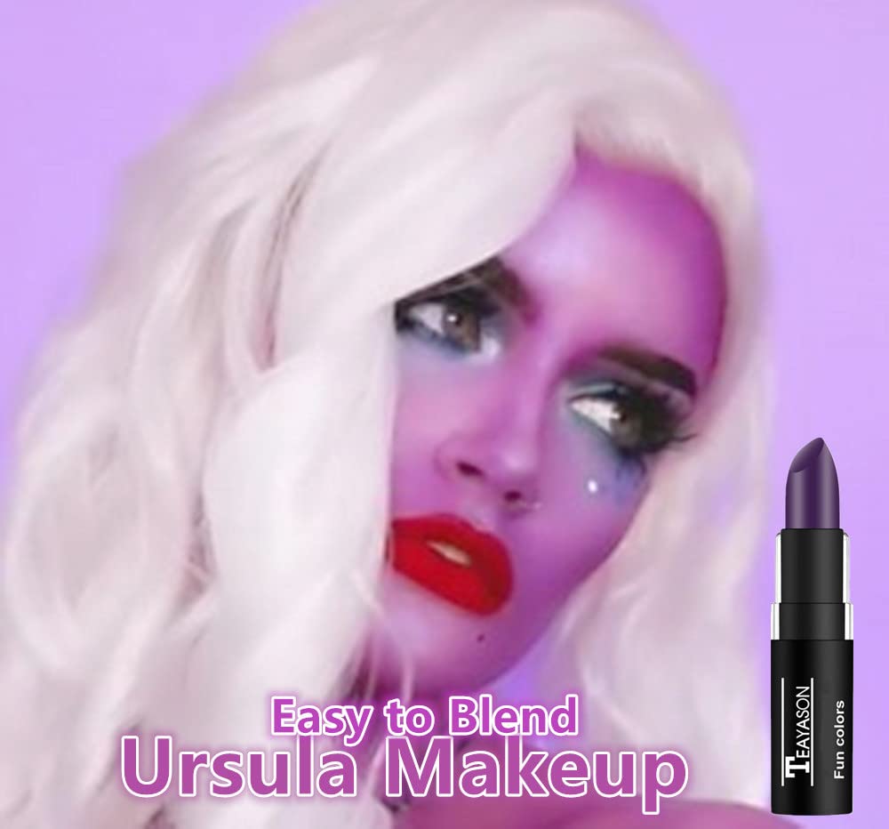 Go Ho Makeup Deep Purple Cream-Blendable Stick-Purple Eye Black Face Body Paint Professional Sfx Makeup Ursula Face Paint,Baseba