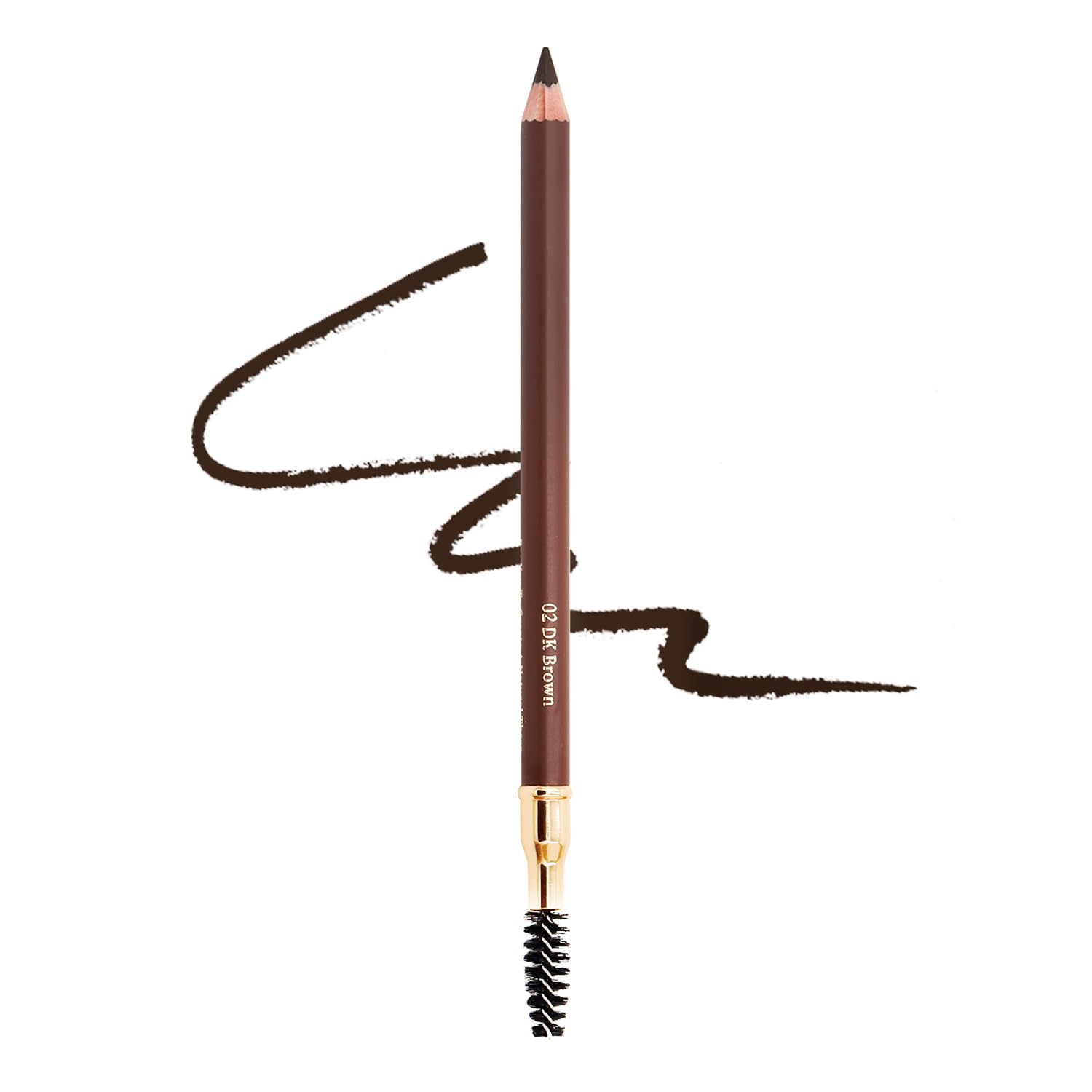 Bodermincer Eyebrow Pencil Longlasting Waterproof Durable Automaric Liner Eyebrow 5 Colors To Choose (5Pcs, 2# Dark Brown)