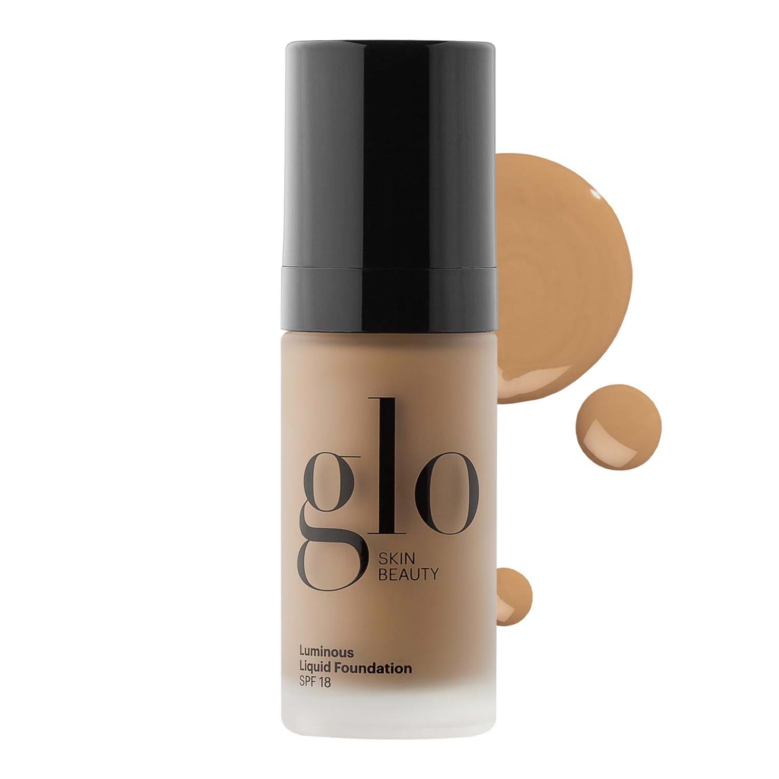 Glo Skin Beauty Luminous Liquid Mineral Foundation Makeup with SPF 18 (Brl  e) - Improves Uneven Skin Tone, Smooths & Corrects I