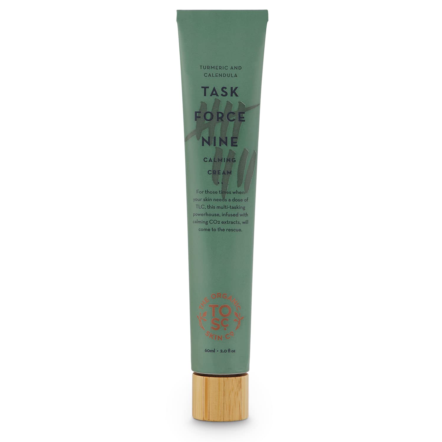 The Organic Skin Co Task Force Nine Calming Cream & Organic Face Moisturizer | Calming Calendula Cream For Sensitive & Irritated